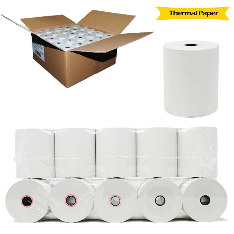 10 Cases of 50 Rolls = 500 Rolls [ 3'' 1/8 x 220 Feet] Coreless