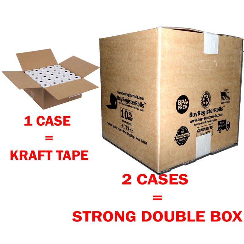 20 Cases of 50 Rolls = 1000 Rolls [ 3'' 1/8 x 220 Feet] Bulk Buy Deals